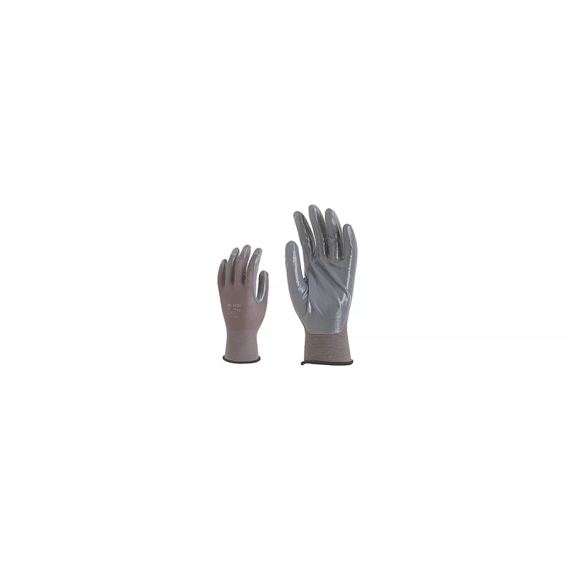 Gants trempés PVC Gris